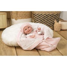 Muñecas Arias Muñeca Elegance Babyto Rosa c/Manta (Muñeco de Peso) 35 cm
