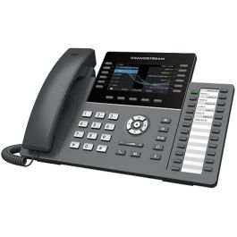 Grandstream GRP-2636 Teléfono IP 12 líneas, pantalla LCD 4.3", WiFi, PoE, Gigabit Ethernet, Negro