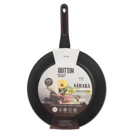 Quttin Sartén de Aluminio Forjado 30 cm con Mango Soft Full Saha, 3.0 mm de Espesor (4 Unidades) Quttin Sartén de Aluminio Forjado 30 cm con Mango Soft Full Saha, 3.0 mm de Espesor (4 Unidades)