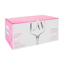 Lav Set 6 Copas de Champagne Misket 235 cc (4 Cajas)