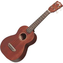 ALOHA Ukelele Concert Natural Con Funda Caoba Oscuro Sapelli