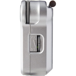 Panasonic Radio Portátil AM/FM Analógica Plata con Altavoz y Entrada Auriculares