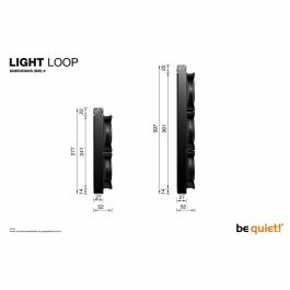 be quiet! Refrigeración Líquida LIGHT LOOP 240mm ARGB para CPU Negro
