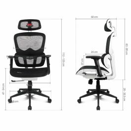 Drift Silla Gamer DRAIR200BG Ergonómica Malla Transpirable Asiento Gamer PC Gris