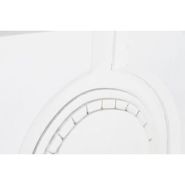 DKD Home Decor Aparador Cruz rombo Moderno Blanco Dorado Mango y Latón 93 x 41 x 114 cm