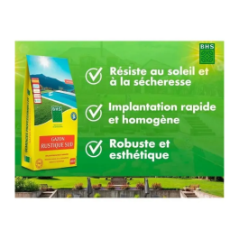 BHS Césped Rústico BHS3366670000991 Capacidad 10 KG
