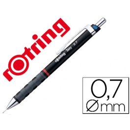 Rotring Portaminas Tikky 0.7mm Negro con Empuñadura de Goma para Comodidad y Precisión Precio: 5.50000055. SKU: B17GVJCM46