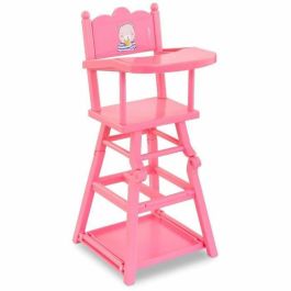 Corolle - Silla rosa alta - Accesorio de comidas - para Poupon 36 y 42 cm - 3 años Precio: 46.58999972. SKU: B19FGTHZKX