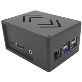 ALLNET Radxa Rock 3A - Chasis profesional de aluminio ecoPI PRO HP, negro