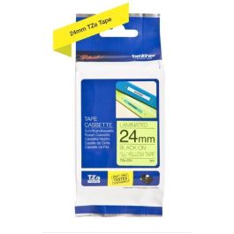 Brother Cinta Rotuladora Laminada Negro Sobre Fondo Amarillo 24 mmx5M Precio: 24.99000053. SKU: B19AW95PJH