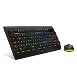 Krom Kabala Pack Gaming Inalámbrico RGB Teclado Membrana Anti-Ghosting + Ratón Óptico 4800 DPI QWERTY Español Negro Precio: 43.79000043. SKU: B13KDJSMZH