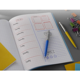 Recambio Parker Plastico Punta Normal Azul