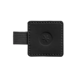 Antartik Portaboligrafos Autoadhesivo para Cuaderno Note con Elastico hasta 15 mm Grosor, Negro