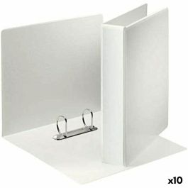 Carpeta de anillas Esselte Blanco A4 (10 Unidades) Carpeta de anillas Esselte Blanco A4 (10 Unidades)
