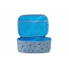 Neceser de Viaje Azul y Verde Berilo - 16x9x24 cm, PU (24 Unidades)