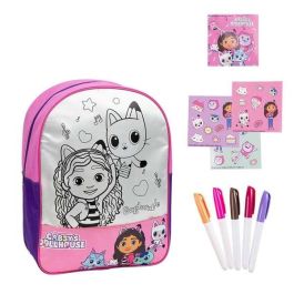 Cerdá Diy Set Mochila Escolar Gabby's Dollhouse Rosa 30x38x14 cm para Personalizar Niñas +3 años Precio: 13.6004. SKU: B1HNTSSXJA