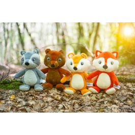 Gloria Peluche para Perro Forest Nitzan, Juguete Divertido y Suave con Squeaker, Estimula el Juego y la Curiosidad, Marrón de Poliéster