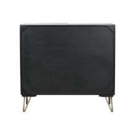 Aparador Home ESPRIT Negro Dorado Metal Madera de mango 81 x 45 x 75 cm Aparador Home ESPRIT Negro Dorado Metal Madera de mango 81 x 45 x 75 cm