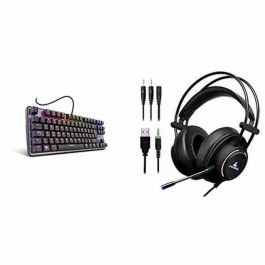 Krom Kernel TKL Teclado Mecánico Gaming Compacto TKL USB Negro - Iluminación RGB Personalizable, Anti-Ghosting, Macros y Modo Gaming Precio: 54.49999962. SKU: S0212160