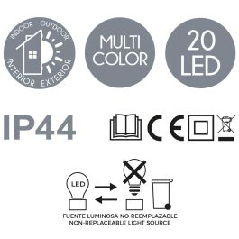 Home Deco Factory Guirnalda Exterior 20 Led Colo