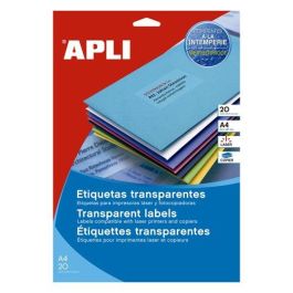 Apli Etiquetas Adhesivas Transparentes 48,5x25,4 mm, 880 Etiquetas, Caja 20 Hojas A4, Láser/Inkjet/Fotocopiadora Precio: 24.50000014. SKU: B1JNXQ3LTH
