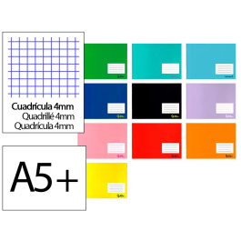 Liderpapel Libreta Smart A5 Plus 32 Hojas Cuadro 4mm Margen Colores Surtidos Tapa Blanda 75gr Apaisado Precio: 13.7214. SKU: B1G8TZQJCM