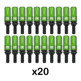 Omp Speed Juego De 20 Tornillos Con Protector De Aluminio De Colores M12x1.5 Llave De 17-19 Largo 28 mm Con Protector Verde OMPS09981208 Omp Speed Juego De 20 Tornillos Con Protector De Aluminio De Colores M12x1.5 Llave De 17-19 Largo 28 mm Con Protector Verde OMPS09981208