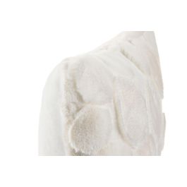 DKD Home Decor Cojín Decorativo Urban Crudo 45x45 cm de Poliéster - Pack 2 Unidades con Cierre Cremallera y Relleno 420 gr