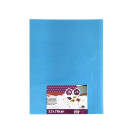 Liderpapel Papel Seda Celeste 52x76 cm 18 gr Paquete de 25 Hojas