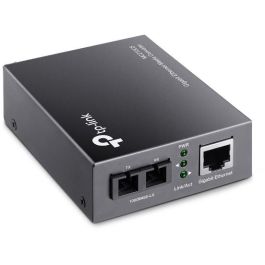 Omada MC210CS Conversor de Medios Gigabit Fibra Monomodo 1000BASE-LX a Ethernet 1000BASE-T 1310nm Conector SC 15km