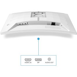 Philips 27M2C5501 Monitor Curvo Gaming 27" Quad HD (2560x1440) Fast VA 180Hz 1ms 2xHDMI DP Blanco