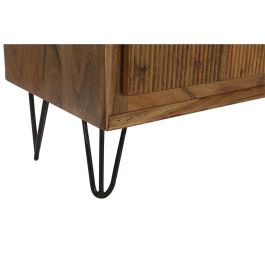 DKD Home Decor Vitrina Colonial Alpino de Cristal y Acacia Marrón Negro, Ondulado, 145x40x162 cm, 4 Puertas y 2 Cajones Desmontable DKD Home Decor Vitrina Colonial Alpino de Cristal y Acacia Marrón Negro, Ondulado, 145x40x162 cm, 4 Puertas y 2 Cajones Desmontable