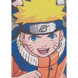 Naruto - NAR3700891700962 - Cojín de doble cara Cuadrado de Naruto y sus amigos, Microfibra - 40 x 40 cm