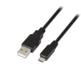 Aisens Cable USB 2.0 Tipo A a Micro USB B, 3.0 m, para móviles y cámaras digitales, Negro Precio: 1.79000019. SKU: B1EYMH5J8L