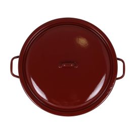 Cacerola Esmaltada con Tapa 36 cm - 15L Teja - La Estrella (2 Unidades) Cacerola Esmaltada con Tapa 36 cm - 15L Teja - La Estrella (2 Unidades)