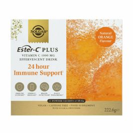 Solgar Ester-C Plus Vitamina C 1000mg Polvo Efervescente 21 Unidades | Sabor Naranja Inmunidad 24h
