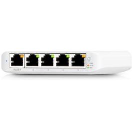 Ubiquiti USW-Flex-Mini-5 Switch de red gestionado, 5 puertos Gigabit Ethernet, con Power over Ethernet (PoE)