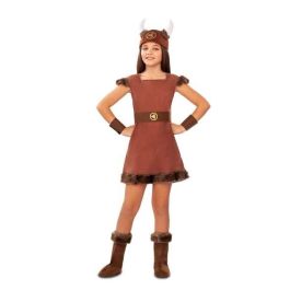 My Other Me Disfraz Vikinga Odin Sombrero Vestido Cinturón Muñequeras Cubrebotas Talla 7-9 Años