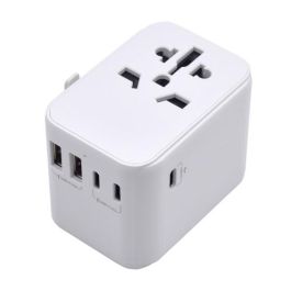 Ewent EW1470 adaptador de enchufe eléctrico Universal Blanco