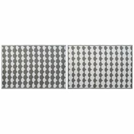 Alfombra DKD Home Decor Gris Blanco 210 x 1 x 150 cm (2 Unidades) Precio: 25.90000039. SKU: B13DSJ7B5N