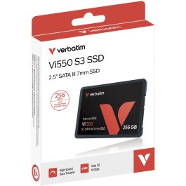 Verbatim Vi550 S3 256GB SSD 2.5" SATAIII Interno para PC/Portátil Precio: 62.98999971. SKU: S8419719
