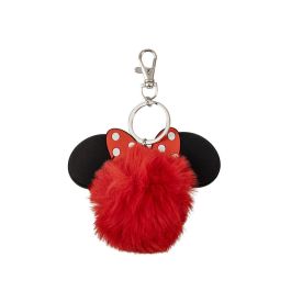 Disney Llavero Pompom Minnie Mouse con Orejas 3D, Lazo y Pompón Rojo con Cierre de Langosta Precio: 11.49999972. SKU: B19H734M3E