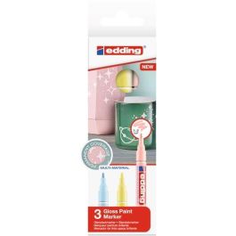 Marcador T.Opaca Perm. Edding 751 Conico Blister De 3 (Azul Pastel, Amarillo Pastel Y Rosa Pastel) Precio: 12.59000039. SKU: B163VWFEXR