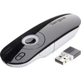 Targus Laser Presentation Remote apuntador inalámbricos Negro, Gris