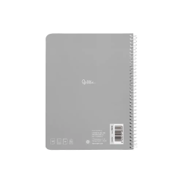 Liderpapel Cuaderno Espiral DIN A5 Witty Tapa Dura 80 Hojas 90gr Rayado Montessori 3,5 mm Colores Surtidos