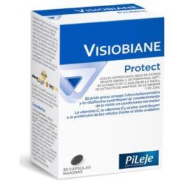 PILEJE Visiobiane 30 Cápsulas. Ácidos grasos Omega 3, Vitaminas C y E. Ayuda a mantener una visión normal. Precio: 27.9921818. SKU: B15CLTG5G5