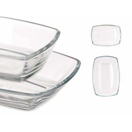 Pasabahce Set 2 Platos Tokio 18 cm y 12 cm Vidrio Transparente (Set de 6)