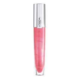 L'Oréal Paris ROUGE SIGNATURE Brilliant Plump Lip Gloss #406-amplify - Efecto Volumen, Brillo e Hidratación