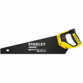 Stanley Sierra de Mano JetCut 450mm con Dientes Tratamiento Duro Point 2x para Mejor Penetración y Longevidad Hoja Acero Sueco 0.85mm Stanley Sierra de Mano JetCut 450mm con Dientes Tratamiento Duro Point 2x para Mejor Penetración y Longevidad Hoja Acero Sueco 0.85mm