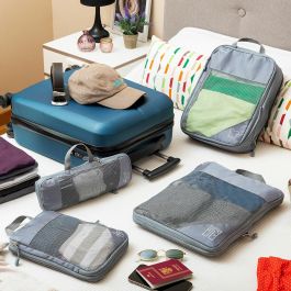 Bolsas Organizadoras de Compresión para Maletas Compakube InnovaGoods 4 Piezas Precio: 19.94999963. SKU: B19Y5K87RS